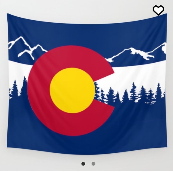 Society6 Other - Society6 Large Colorado Flag Mountain Tapestry